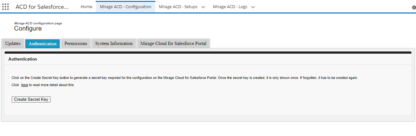 Configuration-authentication