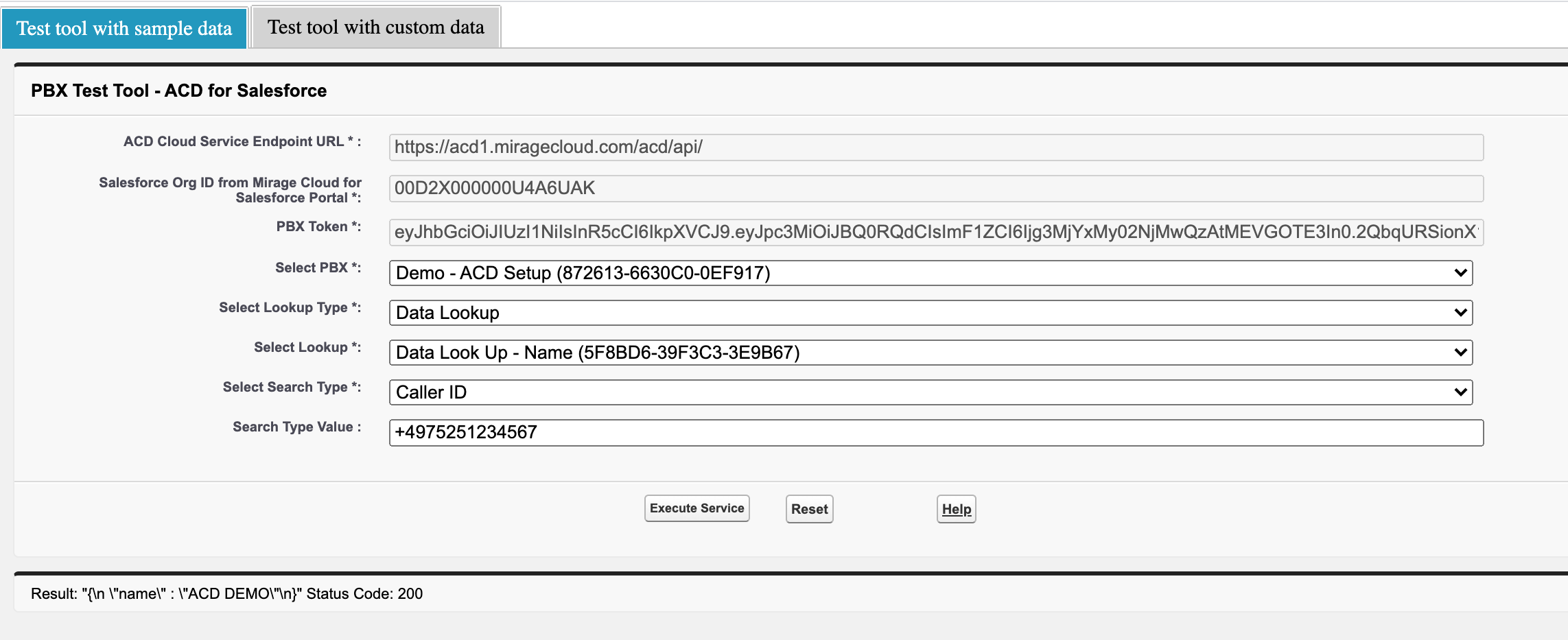 PbxTestTool