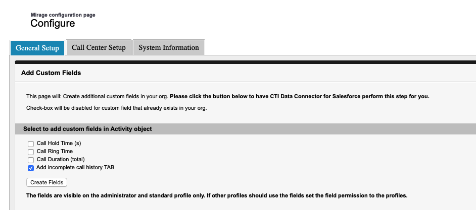 add-incomplate call history tab