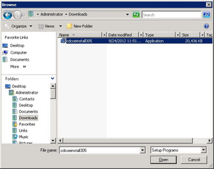 Wählen Sie das Installationspaket von Placetel CTI für Salesforce® - der Name kann je nach Installationspaket und Version unterschiedlich sein