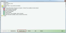 Button - Transfer License  