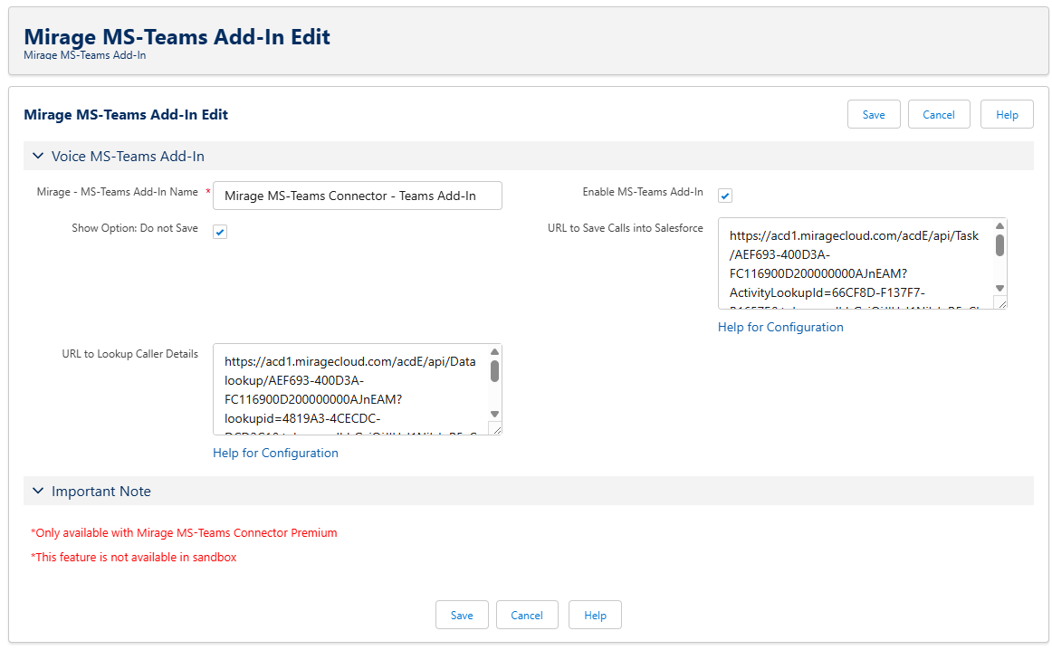 Teams-Add-in-config