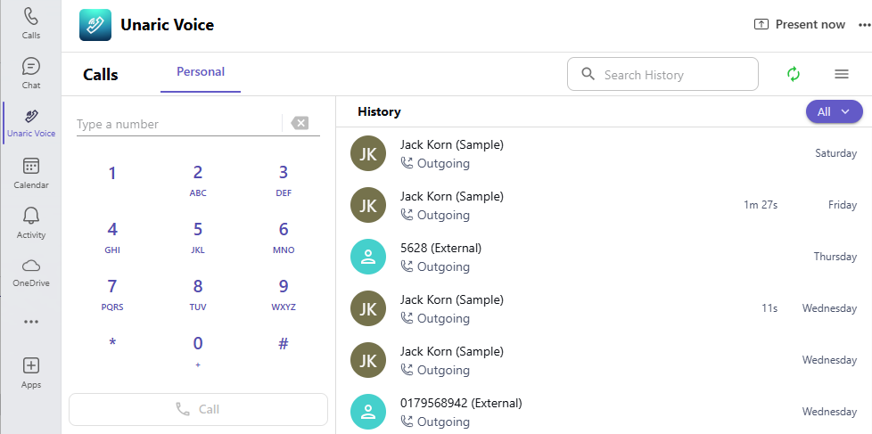 Teams-Add-in-desktop-start-screen