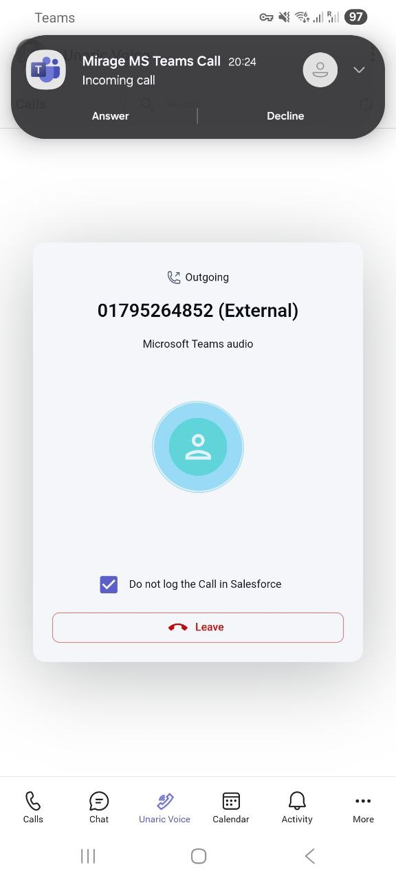 Teams-Add-in-mobile-outgoing-ringing