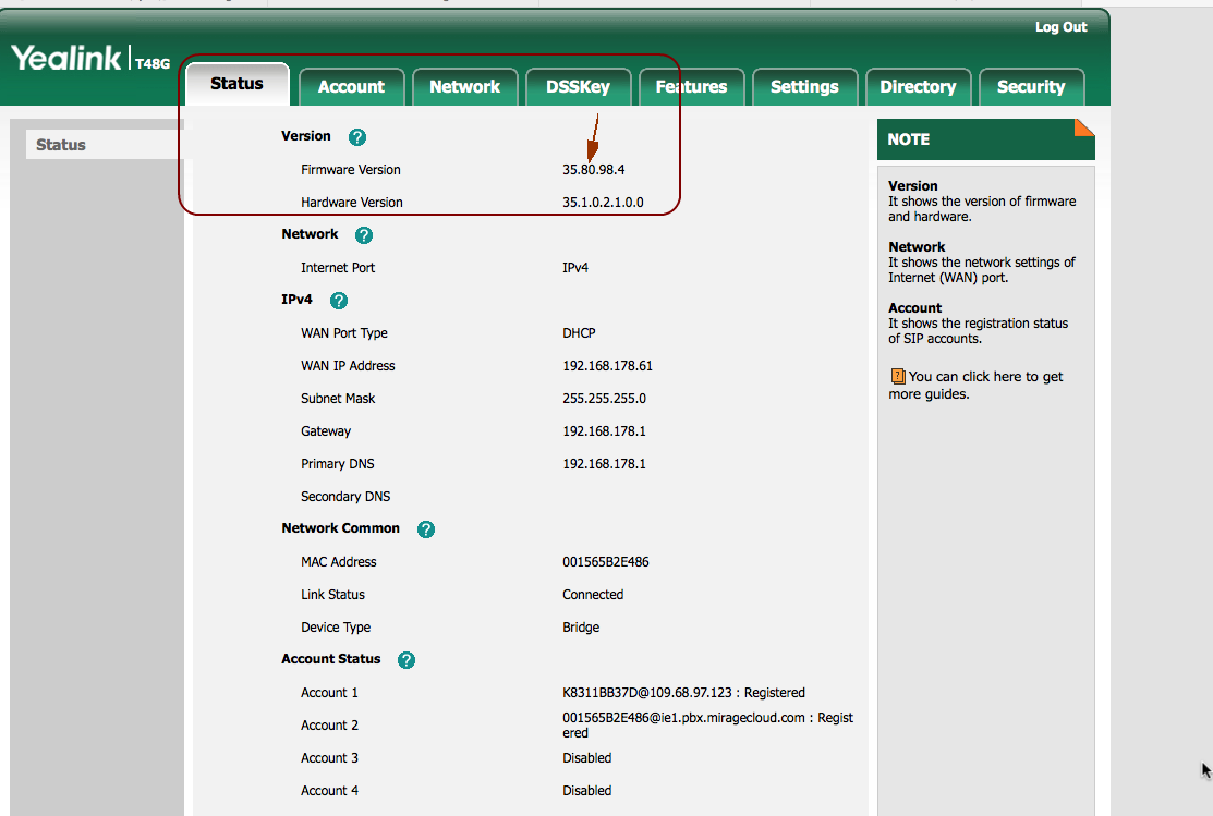 yealink-configure-uacsta