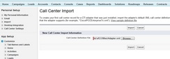 Browser for adapter.xml