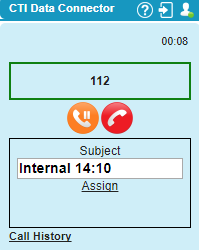 inbound call active - no phone note or follow-up task