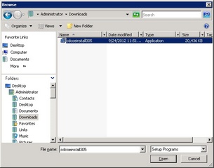 Select the  Installer package of Unaric Voice - the name of the package can be different per product and version