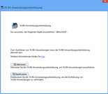 Windows 8 - 16-bit-Anwendungsunterstützung