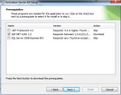 Prerequisites - Select components
