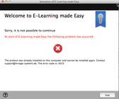 Example error screen - Icon Design 2 Example error screen - Icon Design 2