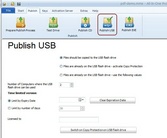 Publish on USB flash drive Publish on USB flash drive