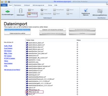 Alle Dateien importieren