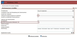 Schlüssel erstellen - Maximale Nutzung des Schlüssels festlegen
