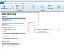 Lizenzierung &nbsp;