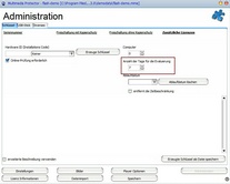 Verlängerung der Demoversion um Anzahl der Tage