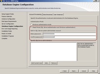 Configure authentication mode