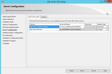 Select Account: NT Service&nbsp;