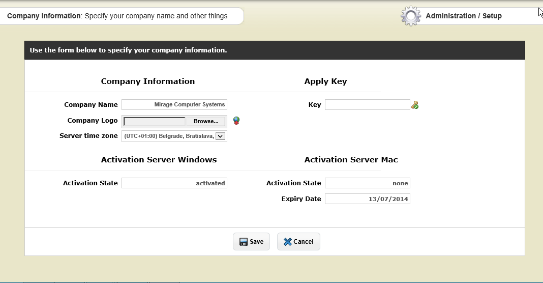 Running an own server